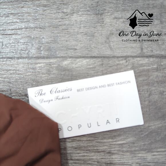 CHYRII Strappy Keyhooe Tie Side Bikini Swimsuit Size L - Picture 4 of 5